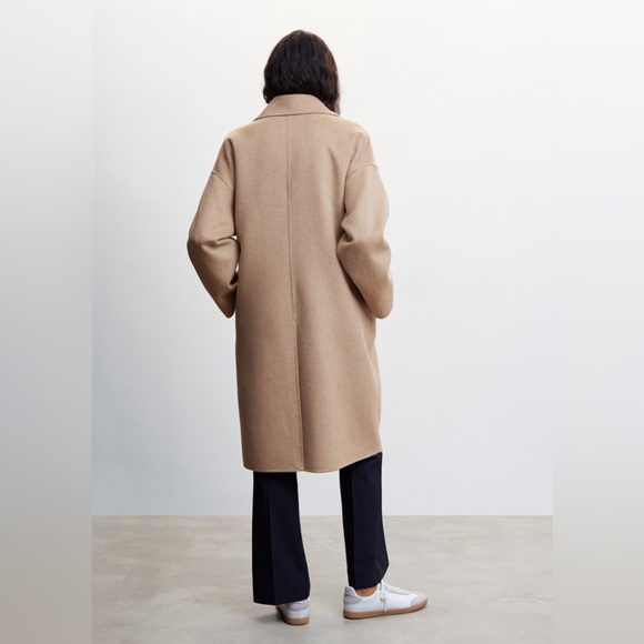 MANGO oversized wool coat - large - Picture 4 of 7